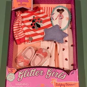 *SOLD**Glitter Girls ladybug shimmer outfit